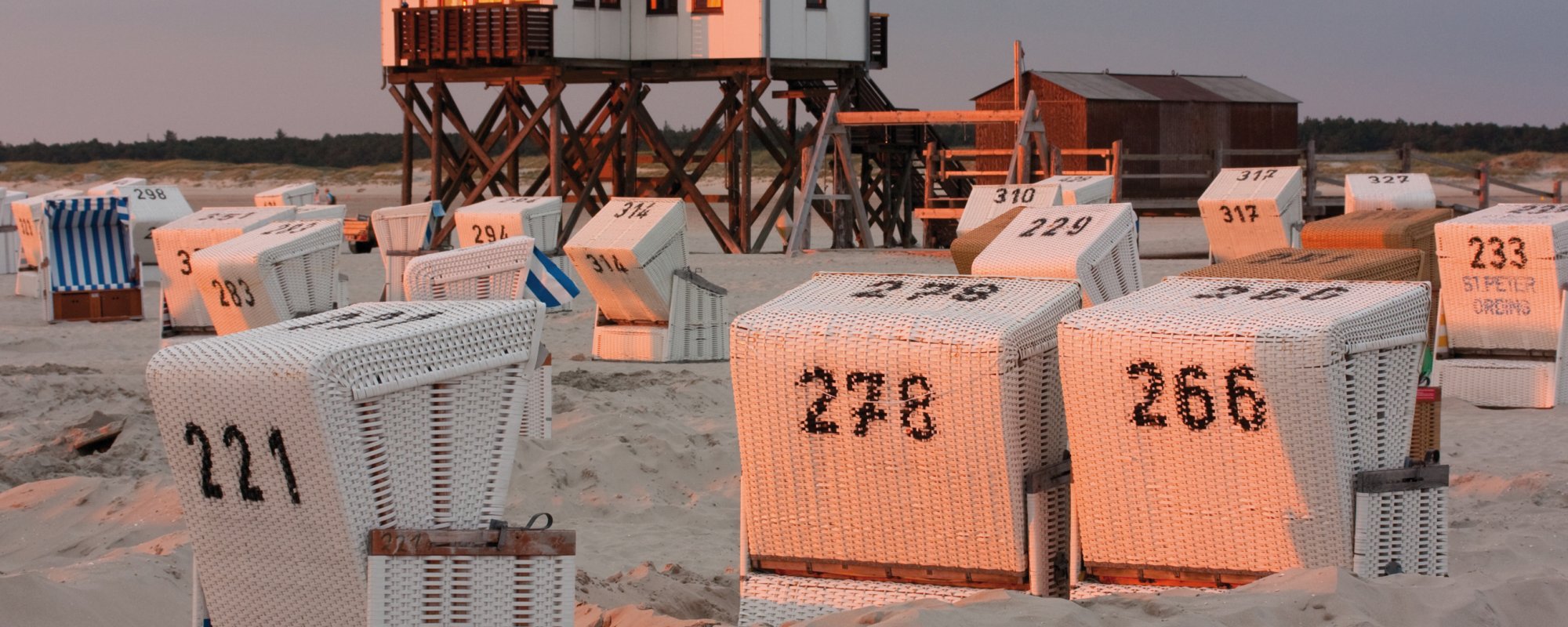 Am Strand von St. Peter Ording