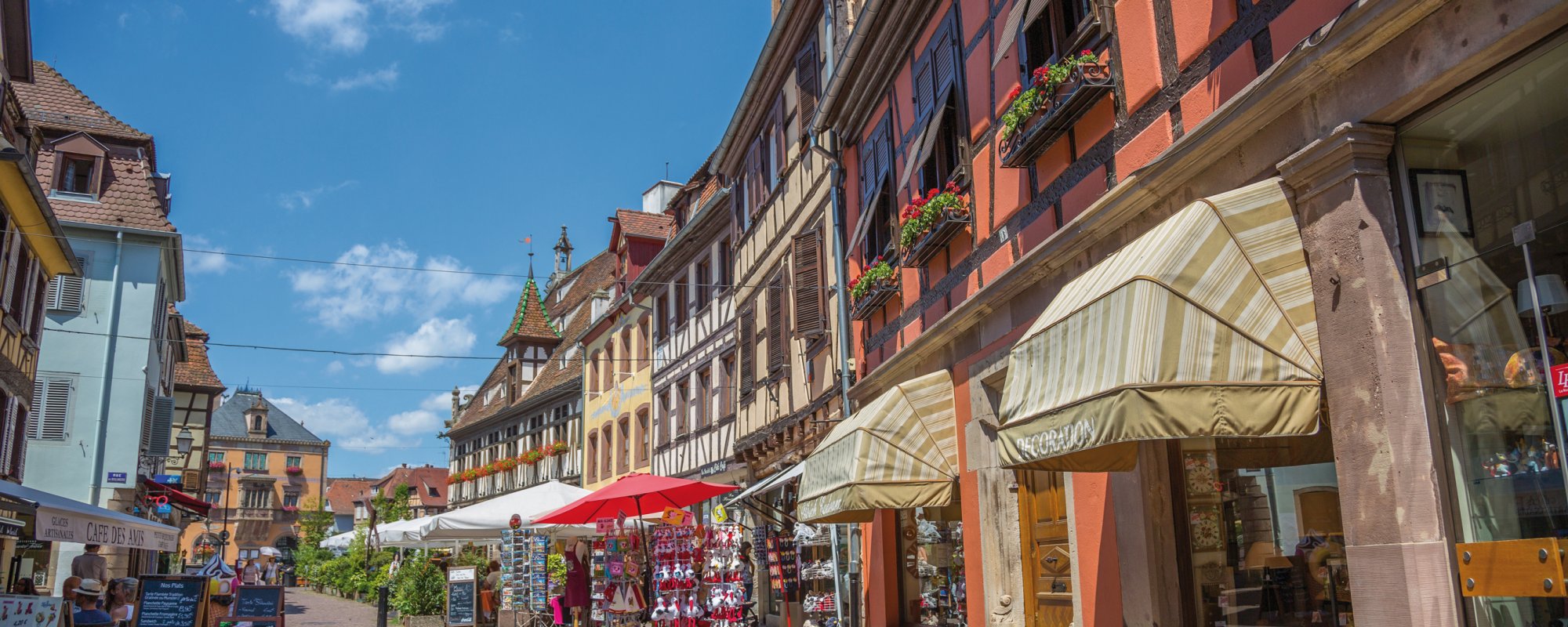 Einkaufsstraße in Obernai