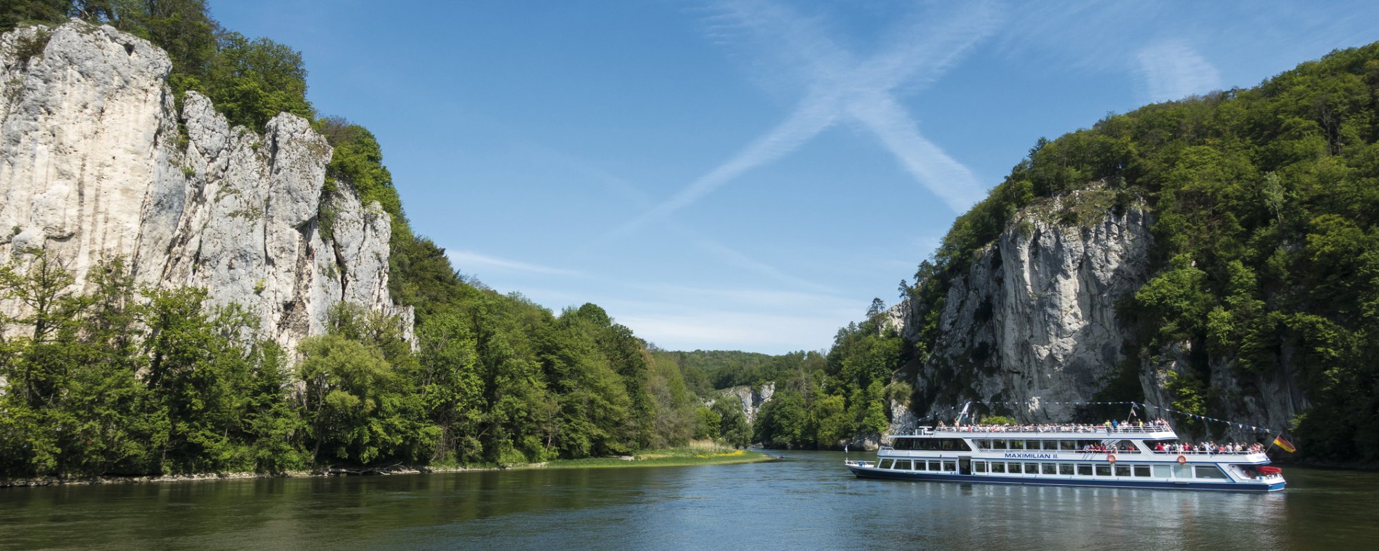 Donaudurchbruch beim Kloster Weltenburg