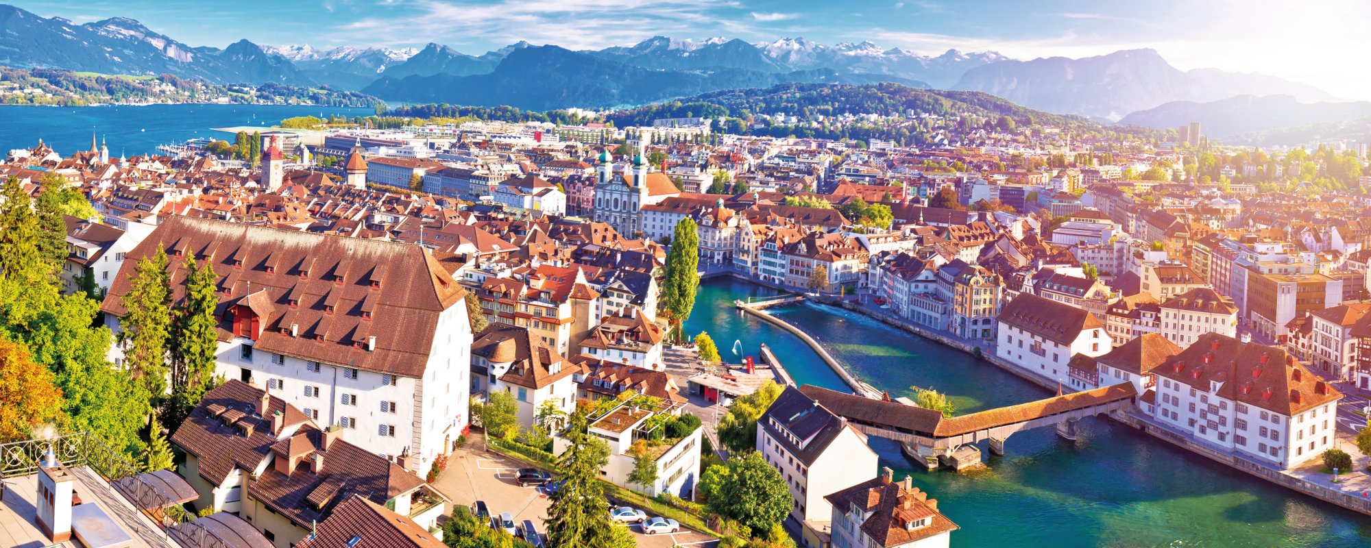 Panoramablick auf Luzern