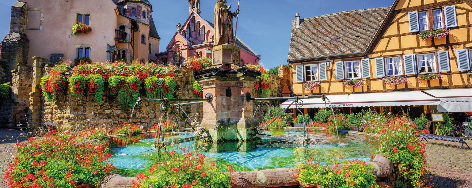 Marktplatz in Eguisheim