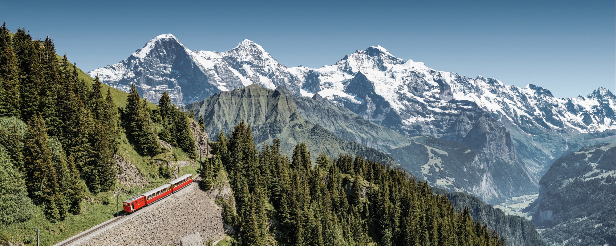 Schynige Platte Bahn Eiger Mönch Jungfrau