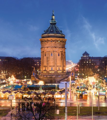 Mannheimer Weihnachtsmarkt am Wasserturm