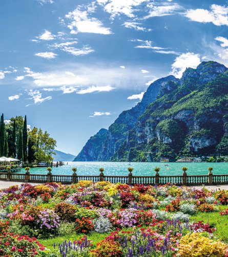 Riva del Garda - Panorama von den Gärten